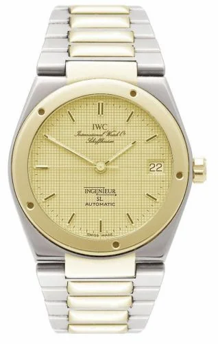 IWC Ingenieur SL Automatic Stainless Steel / Yellow Gold / Champagne / Bracelet IW3505-14 (IW350514)